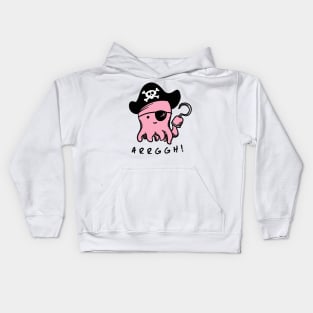 Cute Pirate Octopus Kids Hoodie